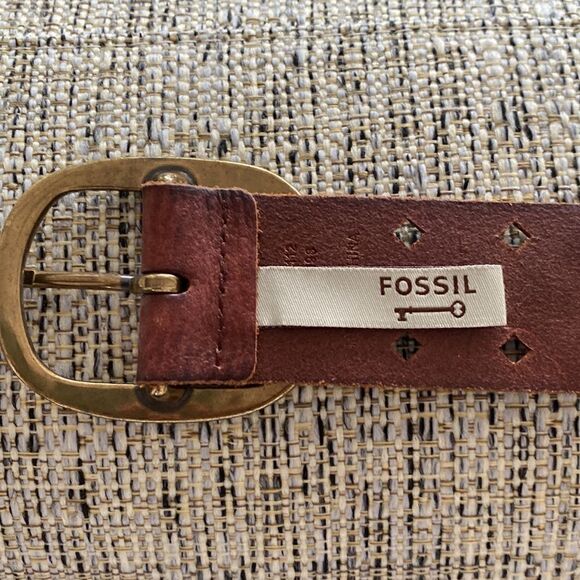 Fossil  granny  needlepoint belt - Picture 5 of 6